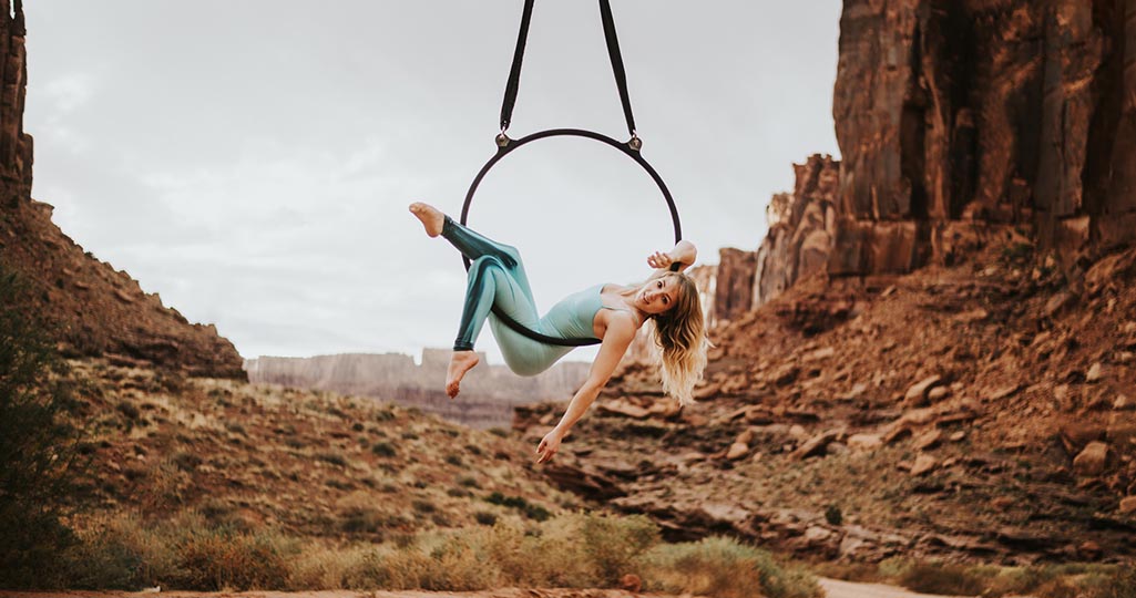 Aerialist in Moab